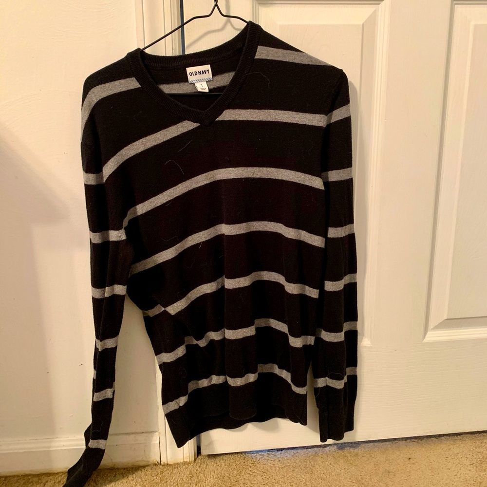 Old Navy sweater men’s black grey medium